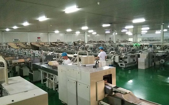 Ordinary plastic package production line